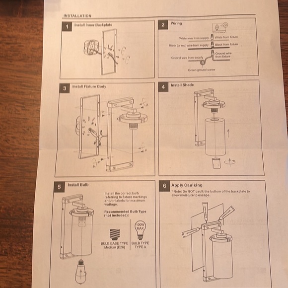 Ashley harbour 1 light natural iron wall lantern sconce - Picture 9 of 13